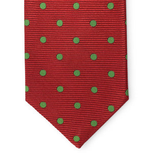 Large Dot: Tie - Red/Green