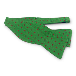 Small Dot: Bow - Red/Green