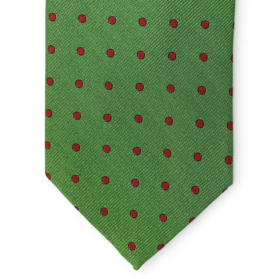 Small Dot: Tie - Green/Red