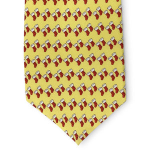 Xmas Stockings: Tie - Yellow