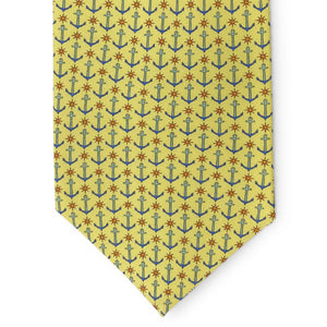 Compass Rose: Tie - Yellow