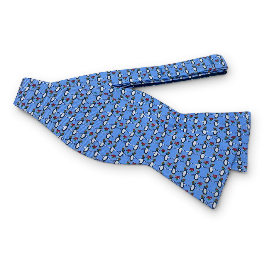 Mistletoe Penguins: Bow - Blue