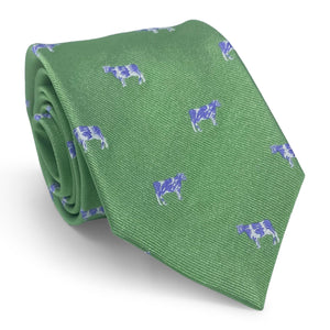 Cows: Tie - Green/Blue