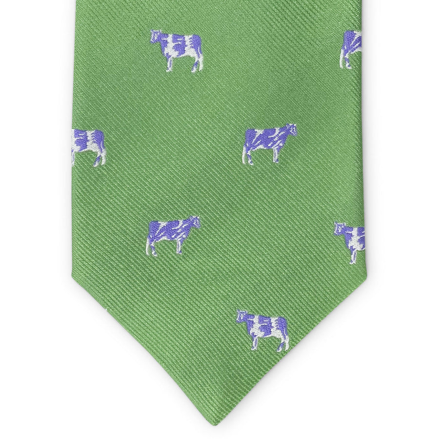 Cows: Tie - Green/Blue