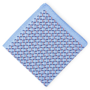 La Quinta: Linen Pocket Square - Blue