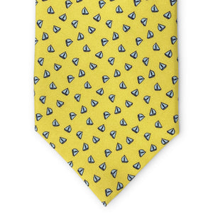 Sailboats: Tie - Yellow