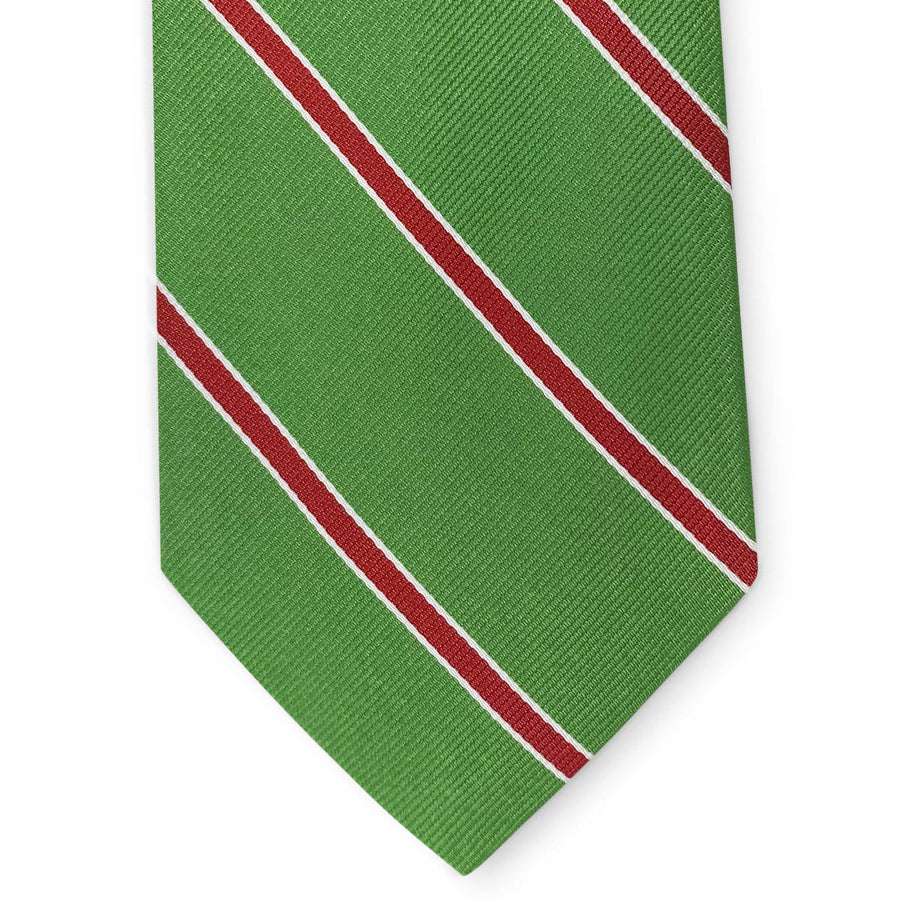 Christmas Stripes: Tie - Green