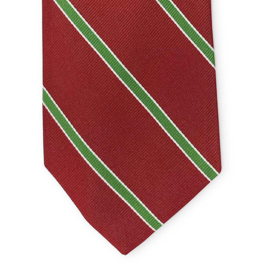 Christmas Stripes: Tie - Red