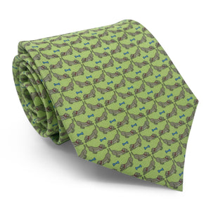Downward Dog: Tie - Green