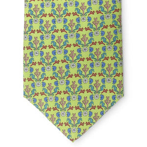 Sea Horse Coral: Tie - Green