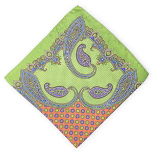 Astaire: Silk Pocket Square - Green