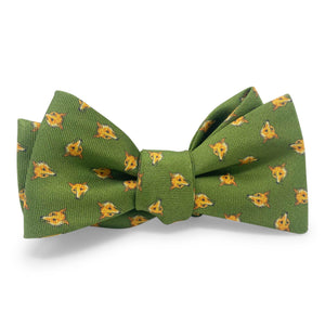 Fox Mask: Bow - Green