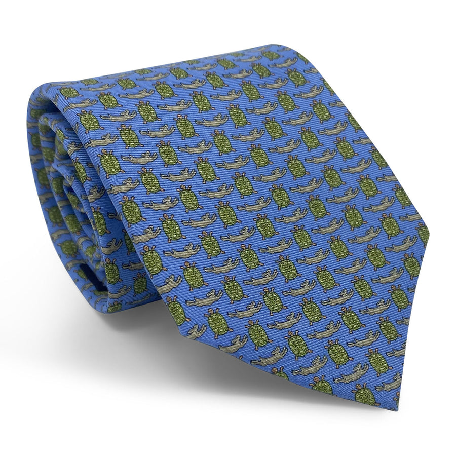 Tortoise & Hare: Tie - Blue