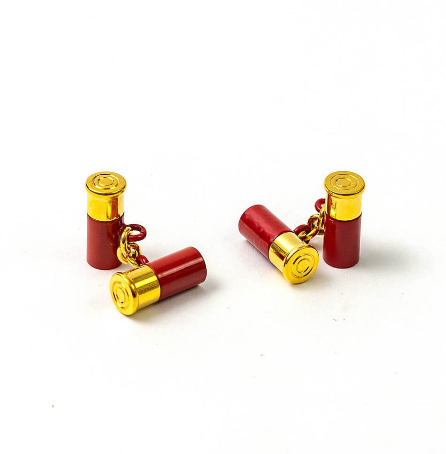 12 Gauge Cufflinks - Red