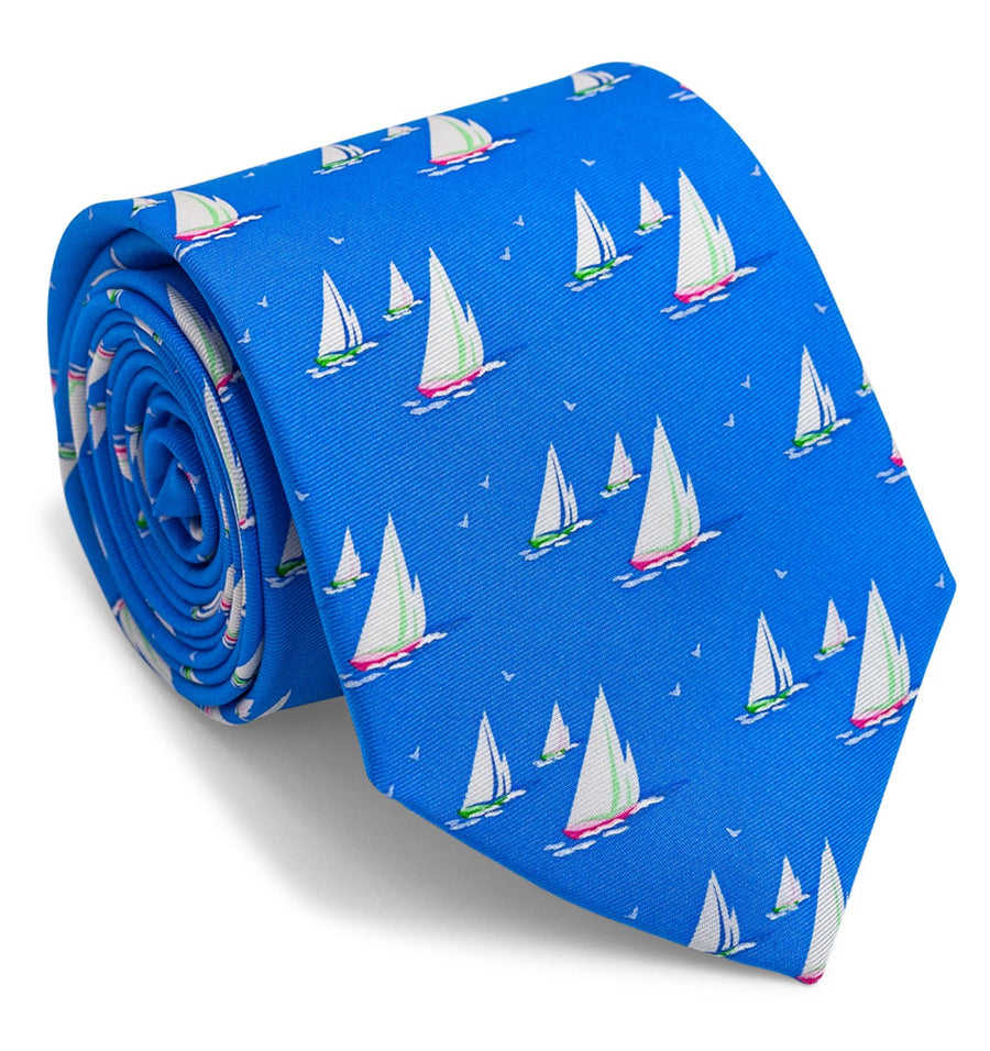 Sail Away: Tie - Blue
