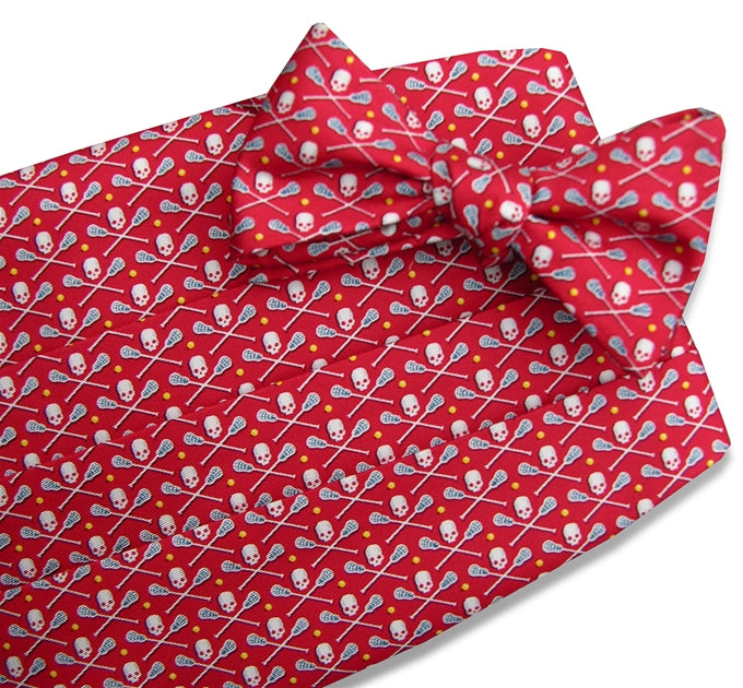 Lacrosse Bones: Cummerbund Set - Red
