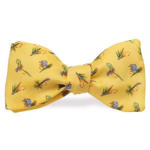 Hooked on Flies: Bow Tie - Yellow
