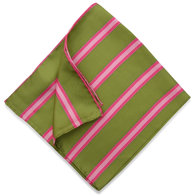 American Made Collared Greens Pocket Squares Green Made in the USA