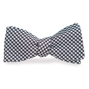 Houndstooth: Bow Tie - Black/White