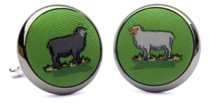 Black Sheep: Cufflinks - Green