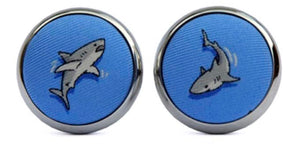 Shark Week: Cufflinks - Blue