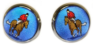 In The Pinks: Cufflinks - Blue