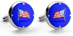 Stars & Stripes: Cufflinks - Blue