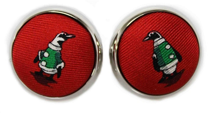 North Pole Parade: Cufflinks - Red