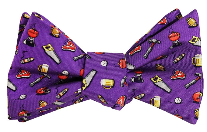Guy Tie: Bow Tie - Purple