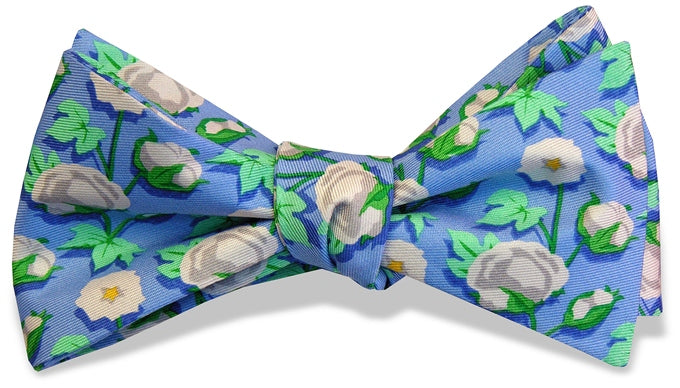 Cotton Boll: Bow Tie - Blue