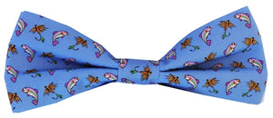 Gone Fishin’: Boys Bow Tie - Blue