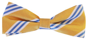 On Air Stripe: Boys Bow Tie - Yellow