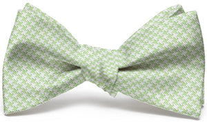 Houndstooth: Bow Tie - Light Green
