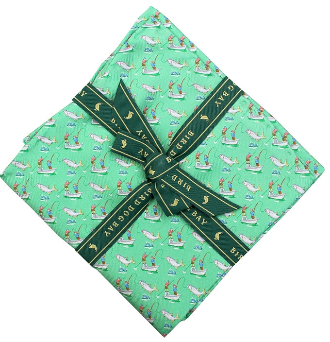 American Made Collared Greens Pocket Squares Green Made in the USA