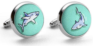 Shark Week: Cufflinks - Mint