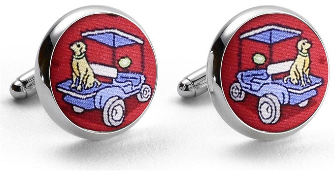 Golf Buddies: Cufflinks - Red