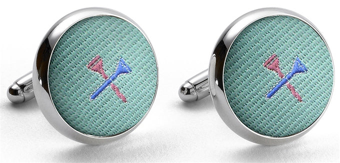 Tee Time: Cufflinks - Mint