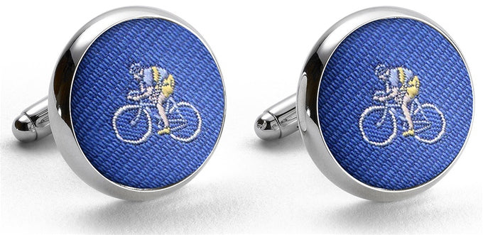 Cyclist: Cufflinks - Blue