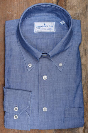 Wellington: Chambray Shirt - Button (XL)