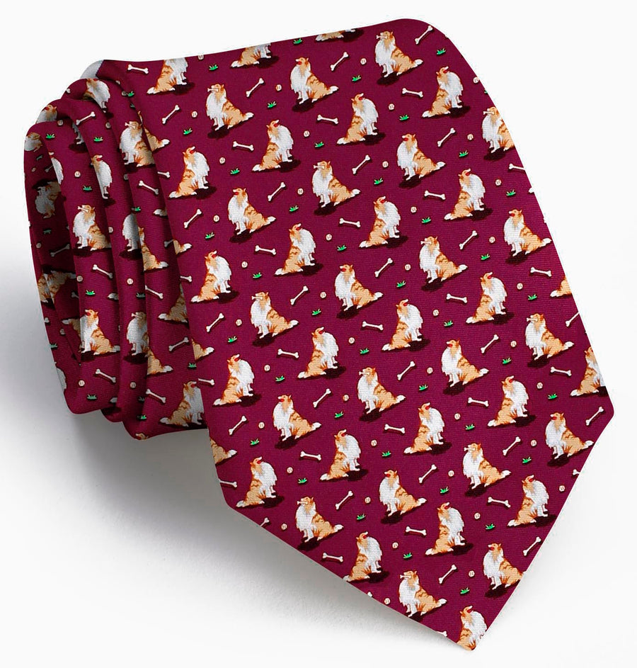 Lucky Lassie: Tie - Maroon