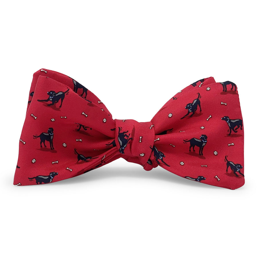 Black Lab Heaven: Bow Tie - Red