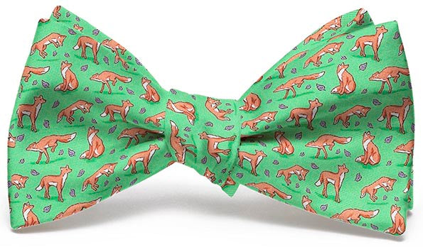Out Foxed: Boys Bow Tie - Lime
