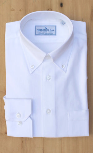 Kensington: Button Down Shirt - White