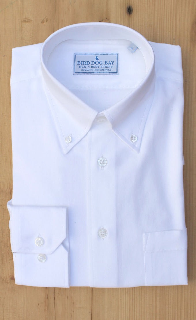 Kensington: Button Down Shirt - White