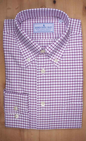 Sutherland: Button Down Shirt - Plum