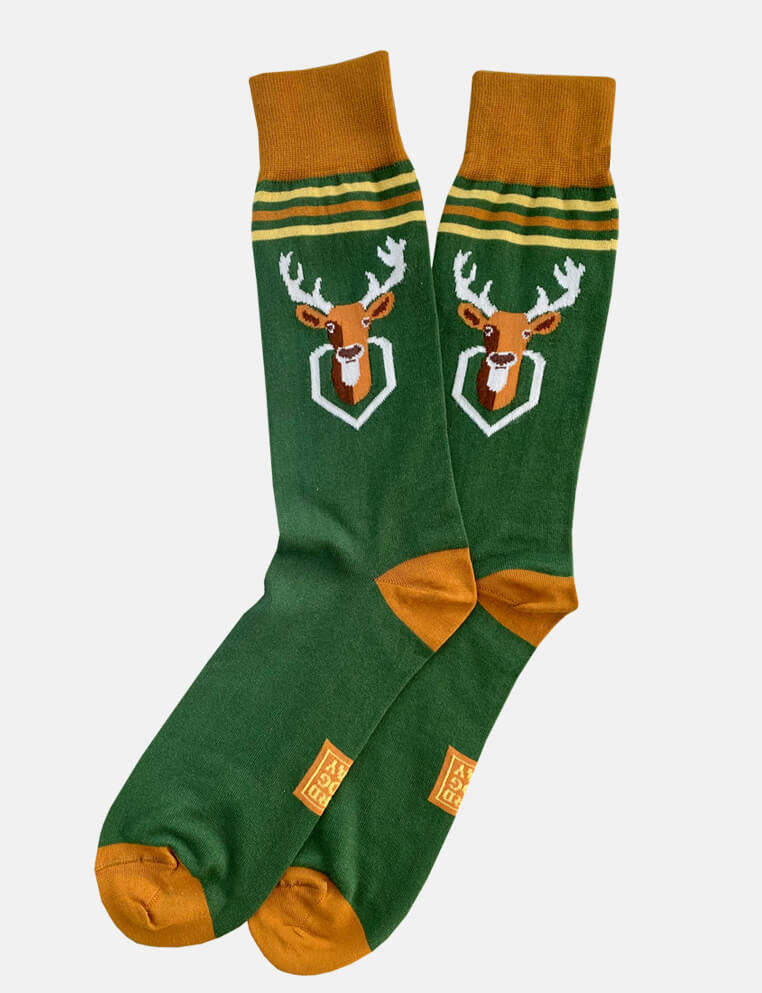 Deer Season: Socks - Green