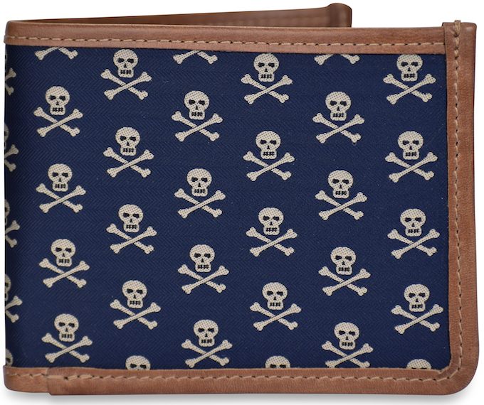 American Made Collared Greens Wallets Navy Made in the USA