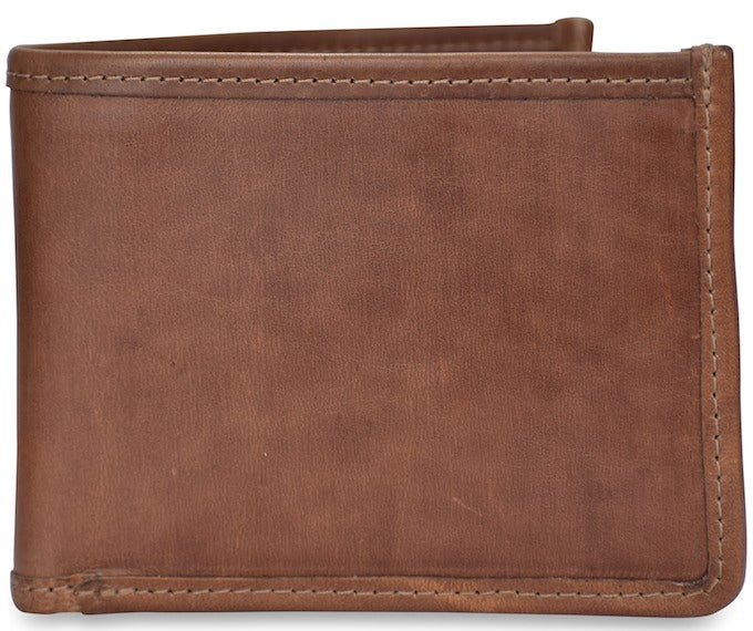American Made Collared Greens Wallets Brown Made in the USA