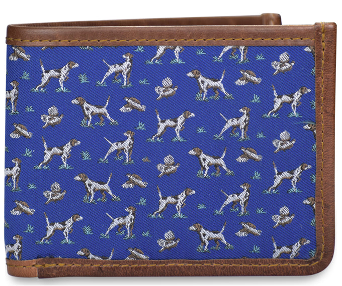 American Made Collared Greens Wallets Blue Made in the USA