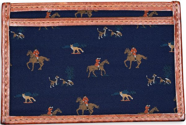 American Made Collared Greens Wallets Navy Made in the USA